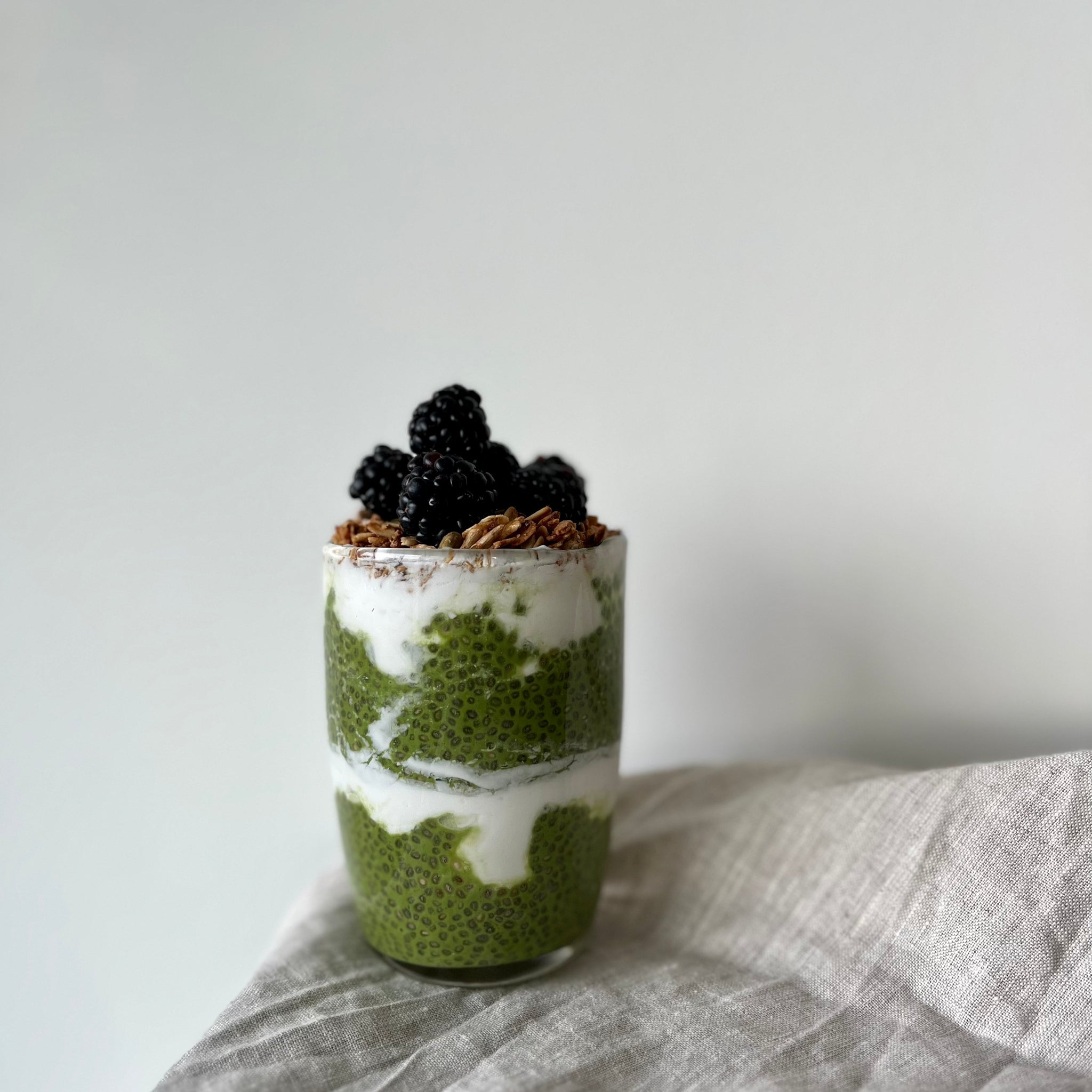 Yoggu! Matcha Chia Seed Pudding